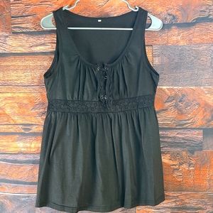 Cotton Sleeveless Corset Top